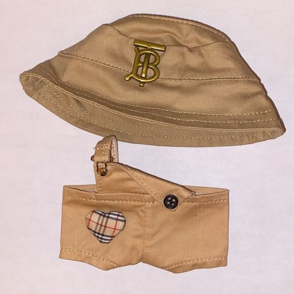 Labubu Luxury Overalls & Bucket Hat Set Labubu Clothing Labubu Outfit - Picture 8 of 8